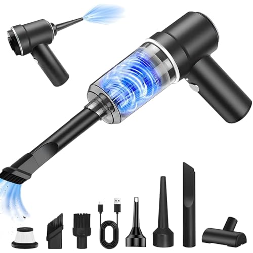 【Amazon.co.jp限定】2025 ハンディクリーナー toauo 車用 掃除機 ハンディ掃除機 25000PA Type-C 充電式コードレス パワフルはんでい 乾湿両用 強力吸引力 小型クリーナー高速充电 低噪音对策 LED照 4in1 車載ミニポータブル 軽量/業務用/キーボード掃除/車内清掃/家具/家庭用